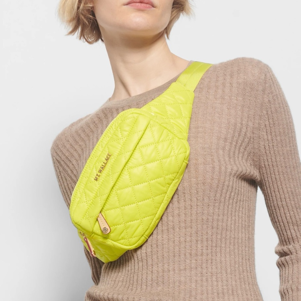 MZ Wallace Acid Yellow metro belt bag